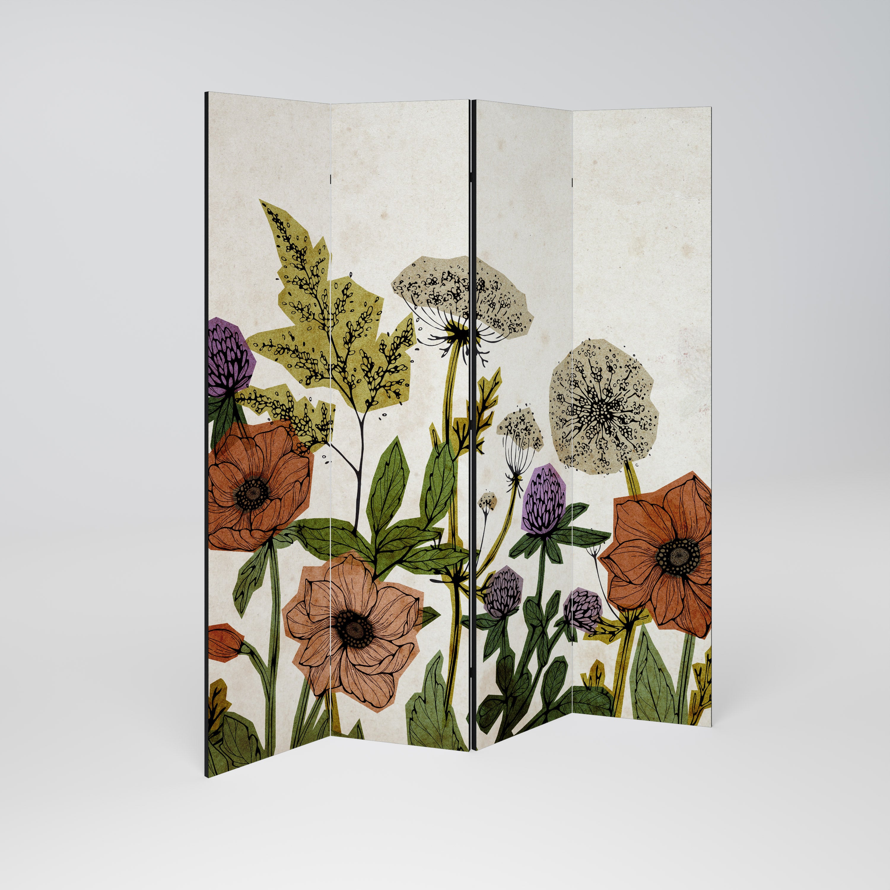 SPROUT ELEGANCE 4-Panel Room Divider