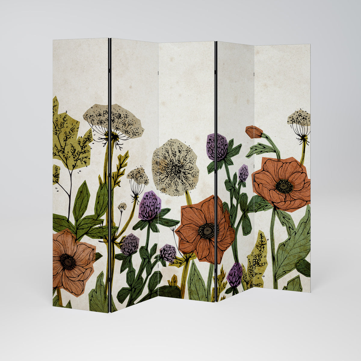SPROUT ELEGANCE Biombo de 5 paneles