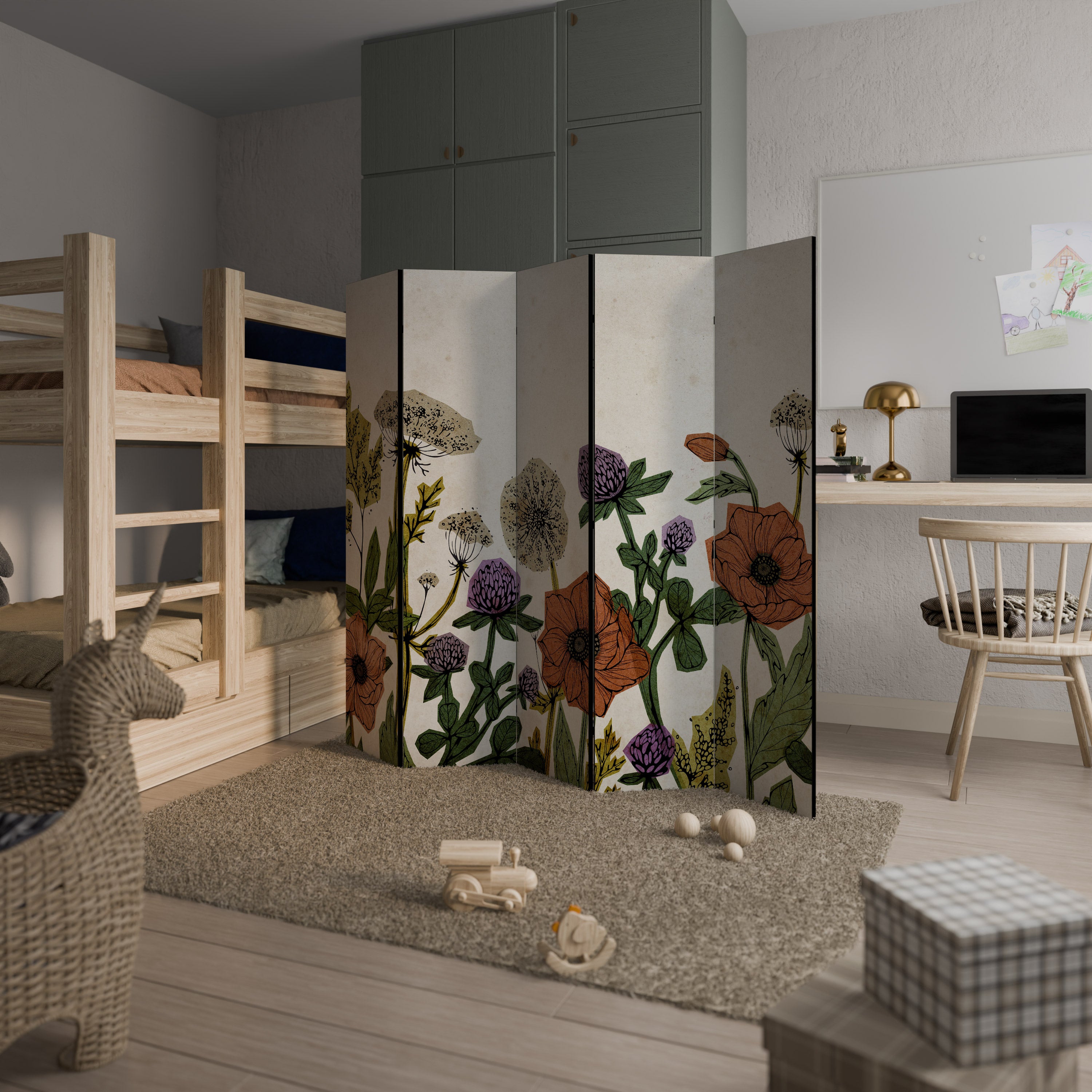 SPROUT ELEGANCE 5dílný paraván