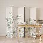 WILDER BEAUTY Biombo de 5 paneles