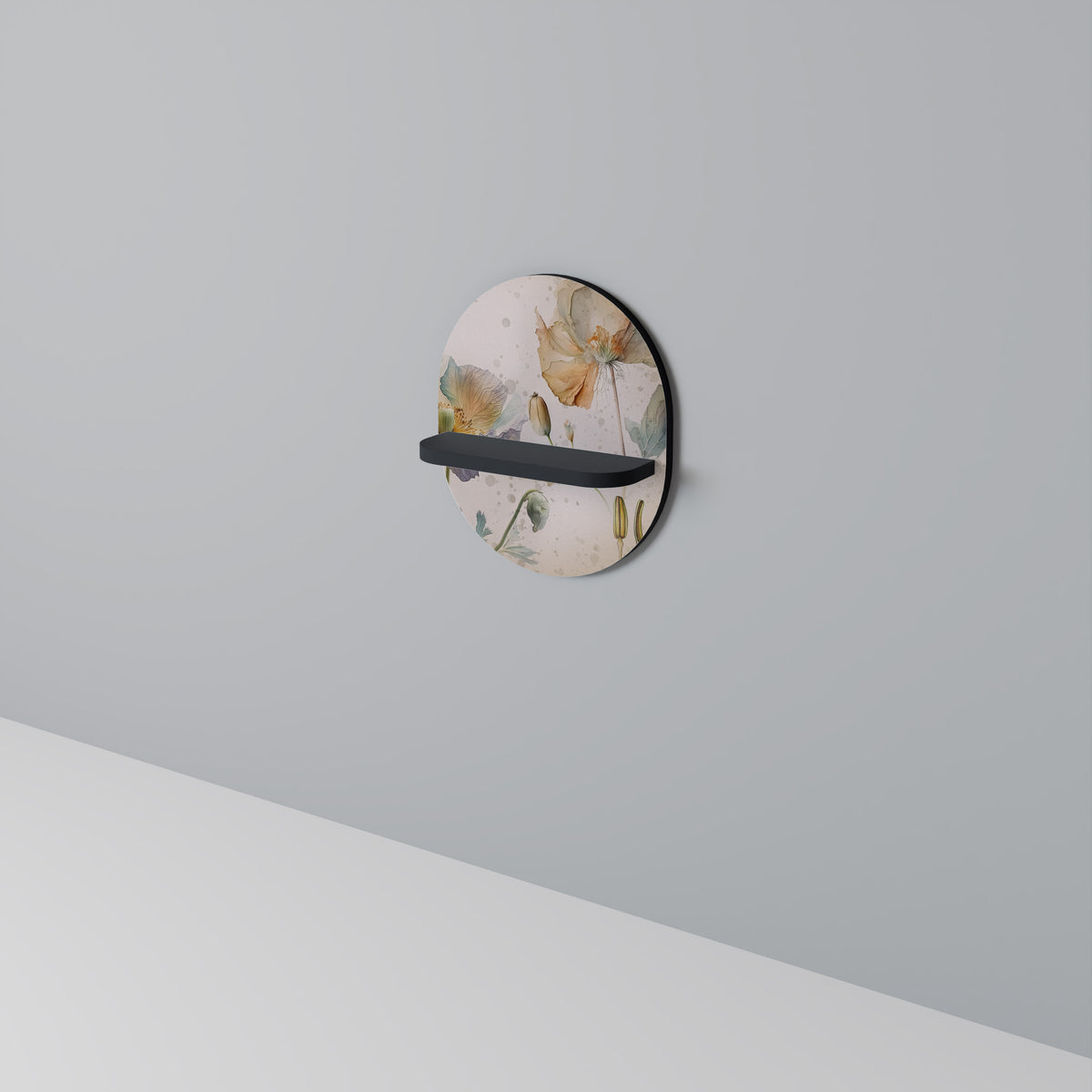 SOFTEN POPPY Art Shelf