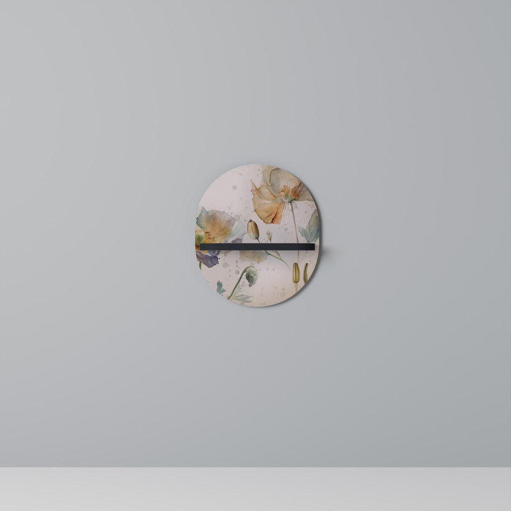 SOFTEN POPPY Decorative Art Shelf