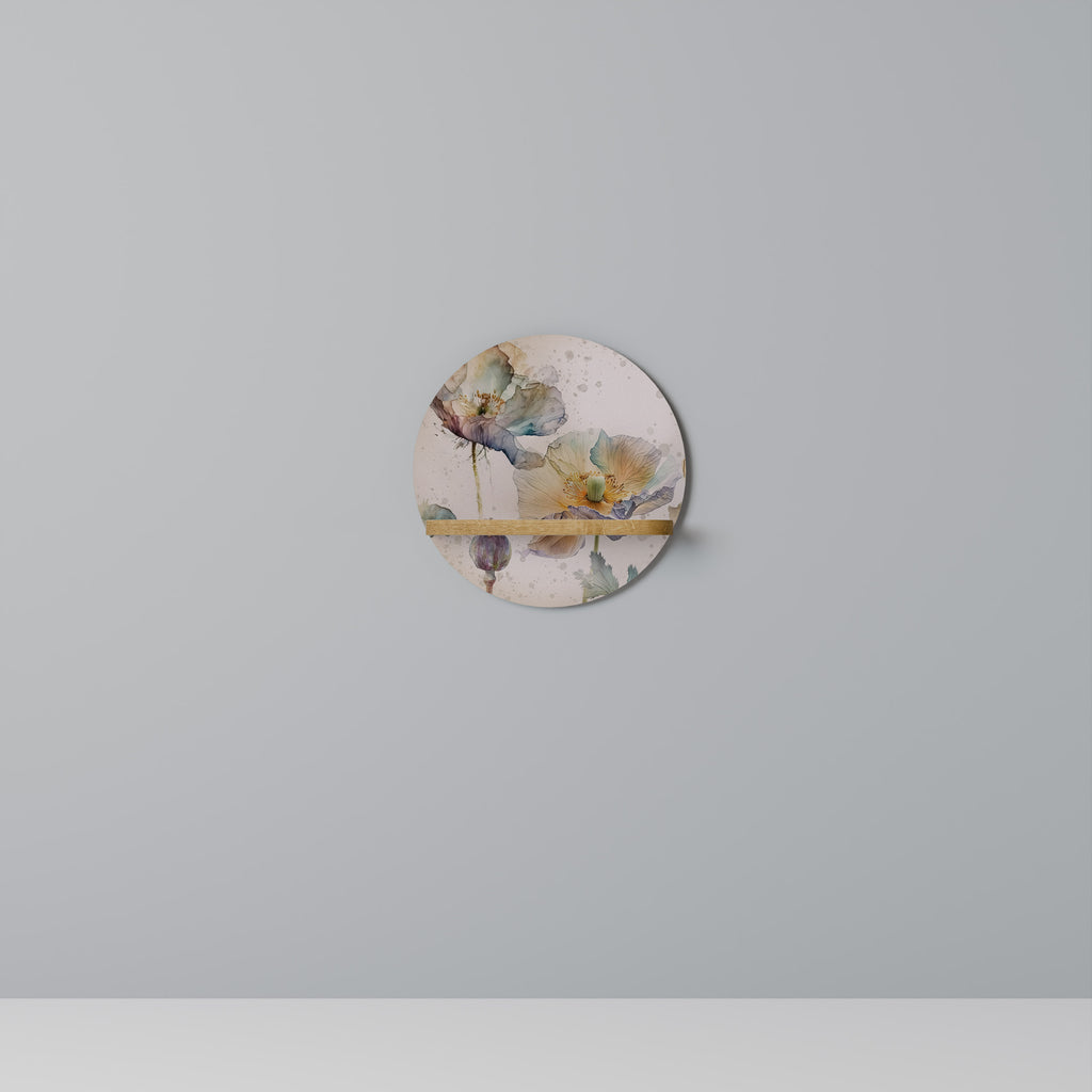 SOFTEN POPPY Decorative Art Shelf