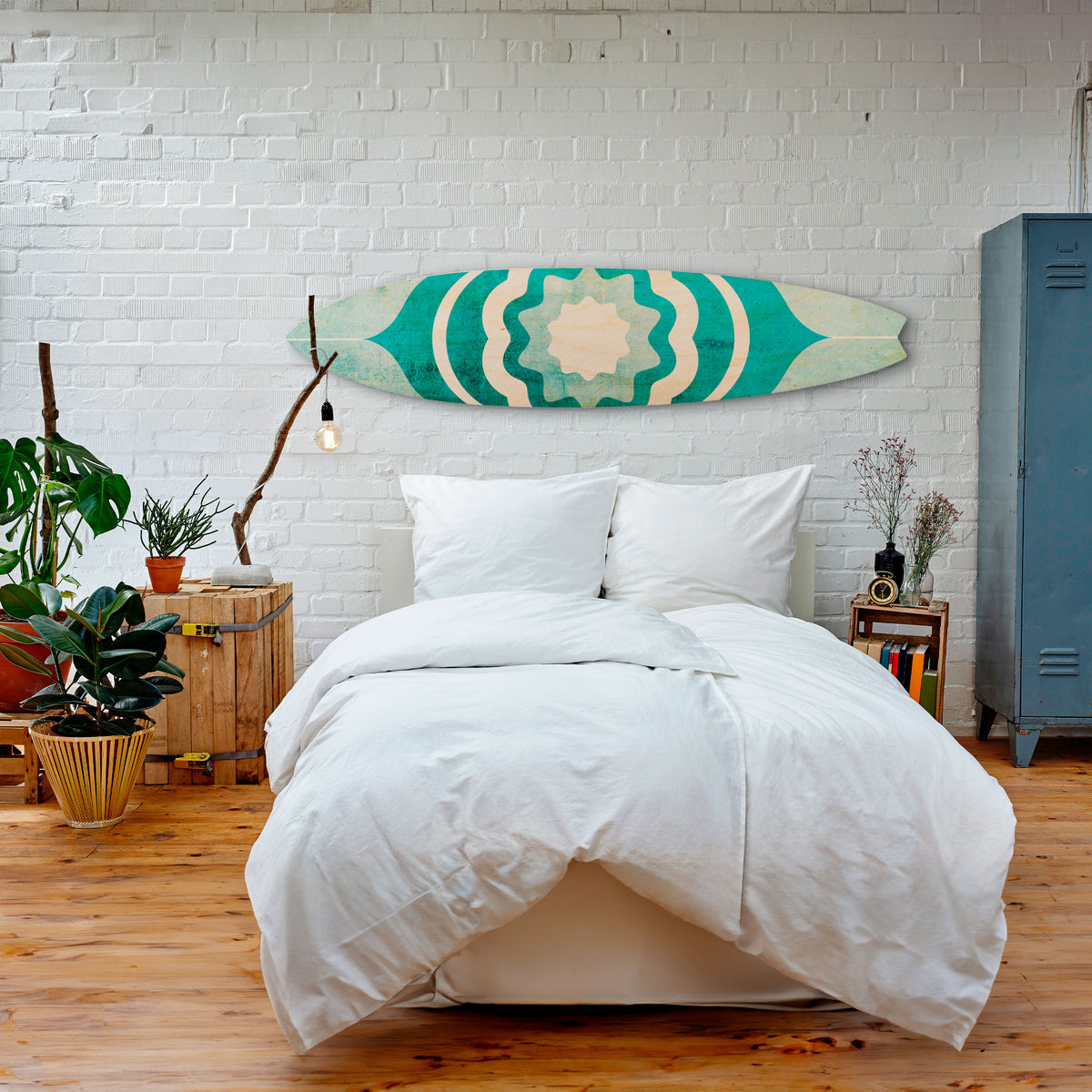 BARBADOS BLUE Deko-Surfboard