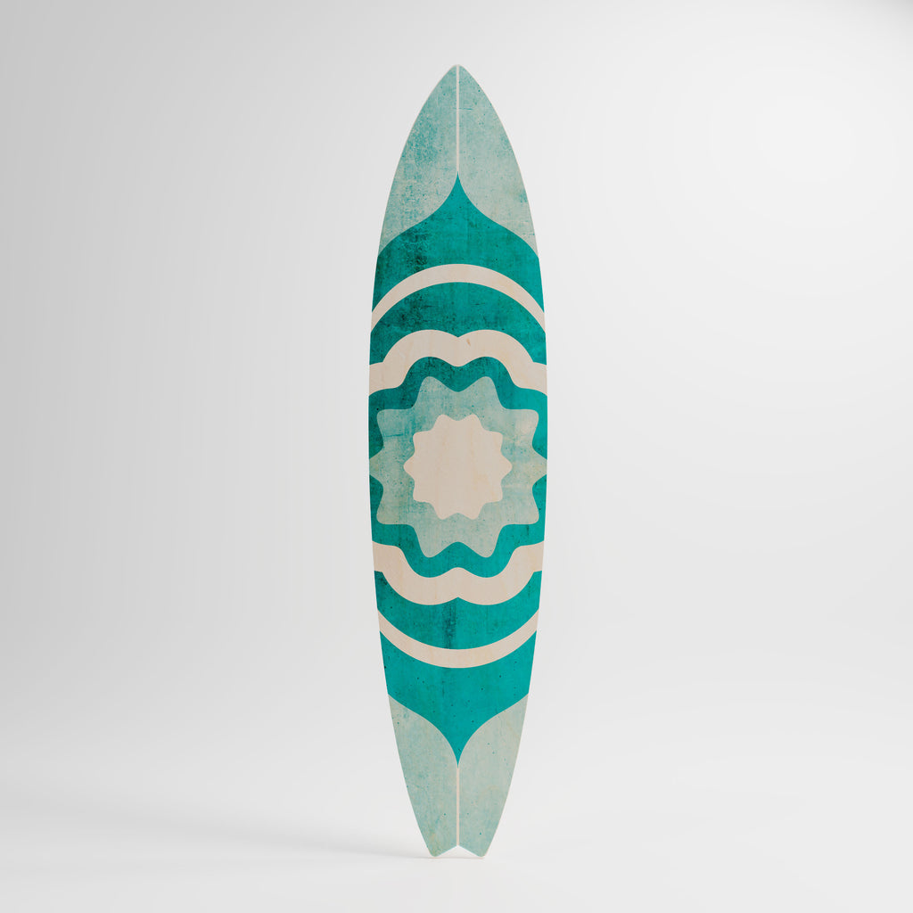 BARBADOS BLUE Deko-Surfboard