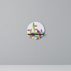 PIXEL BLOSSOM Decorative Art Shelf