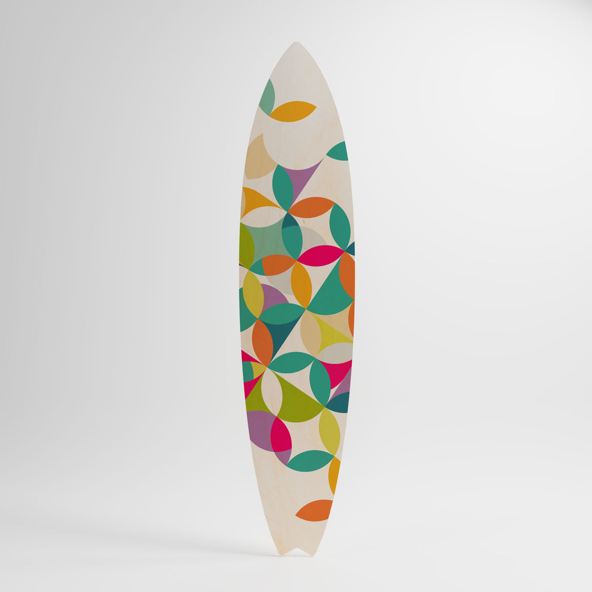 PIXEL BLOSSOM Painel Decorativo Prancha de Surf