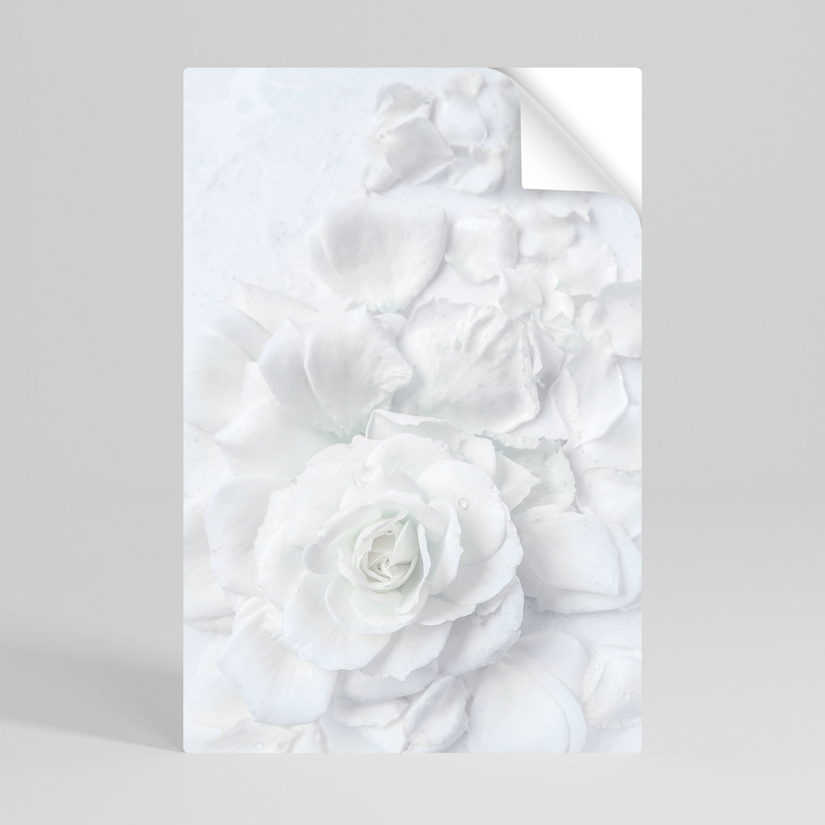 ELEGANCE IN CLARITY Peel and Stick Vertical Poster
