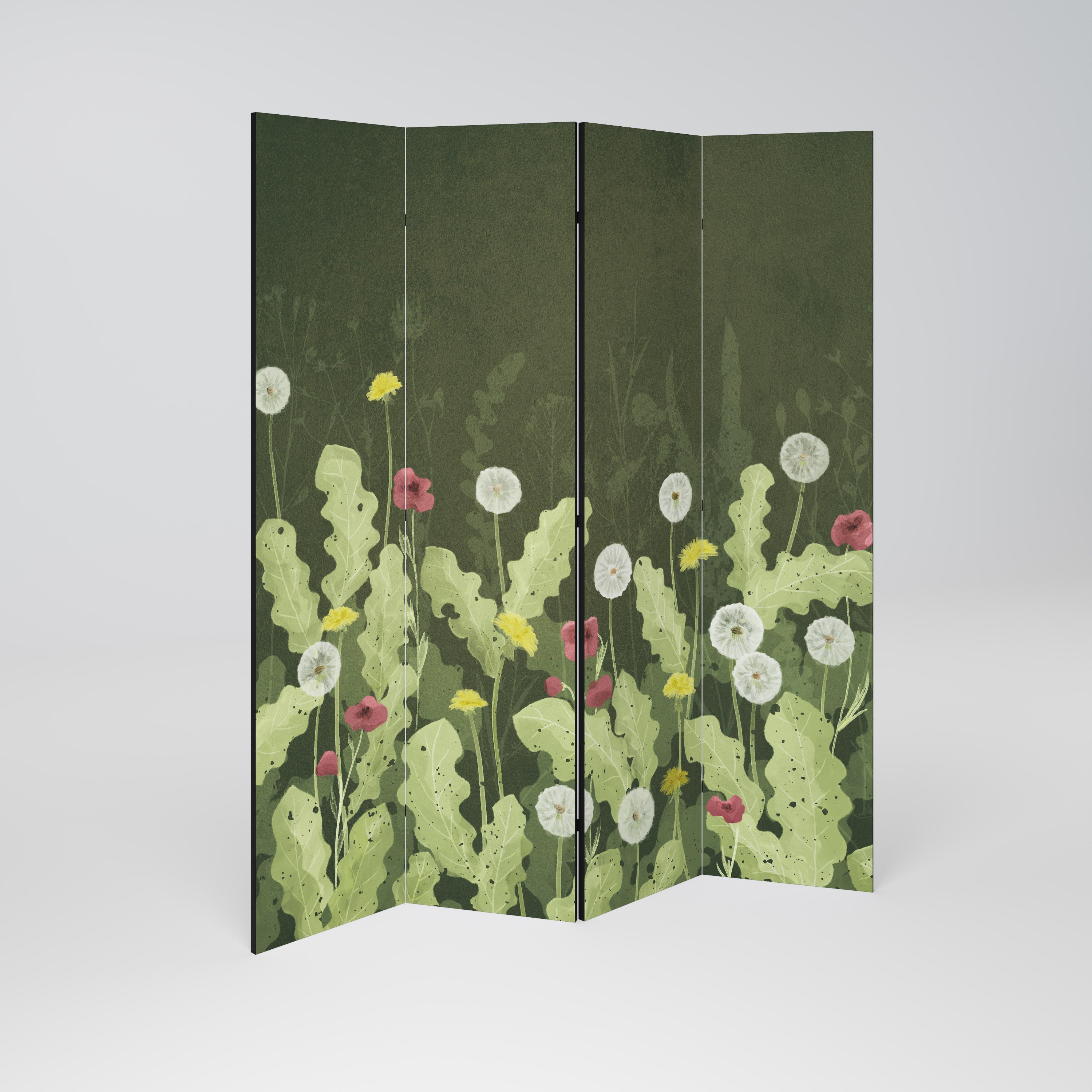 DANDELION AMUSE 4-Panel Room Divider