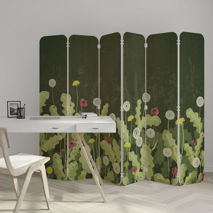 DANDELION AMUSE 6-Panel Plywood Room Divider