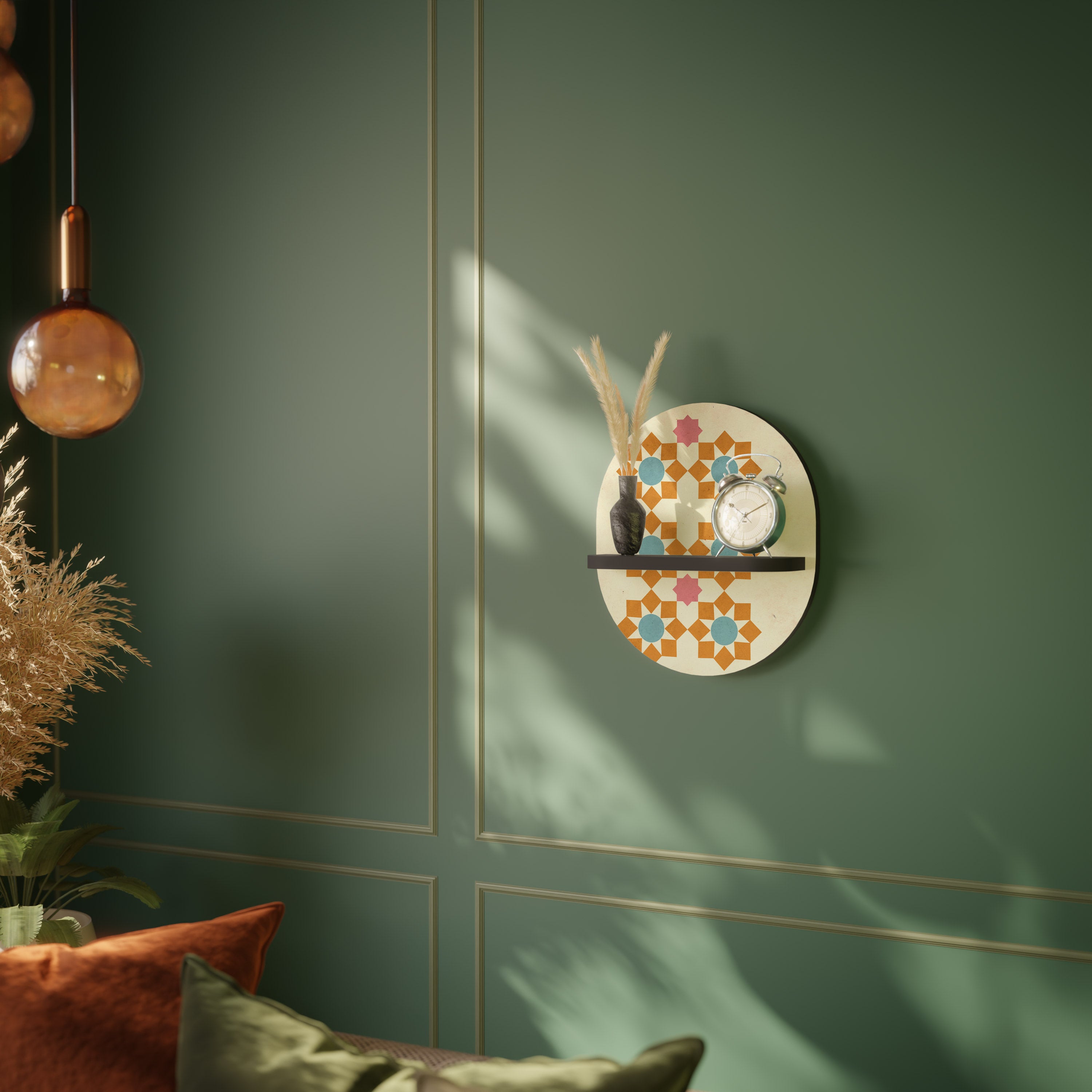 FLORAL DECOR Decorative Art Shelf