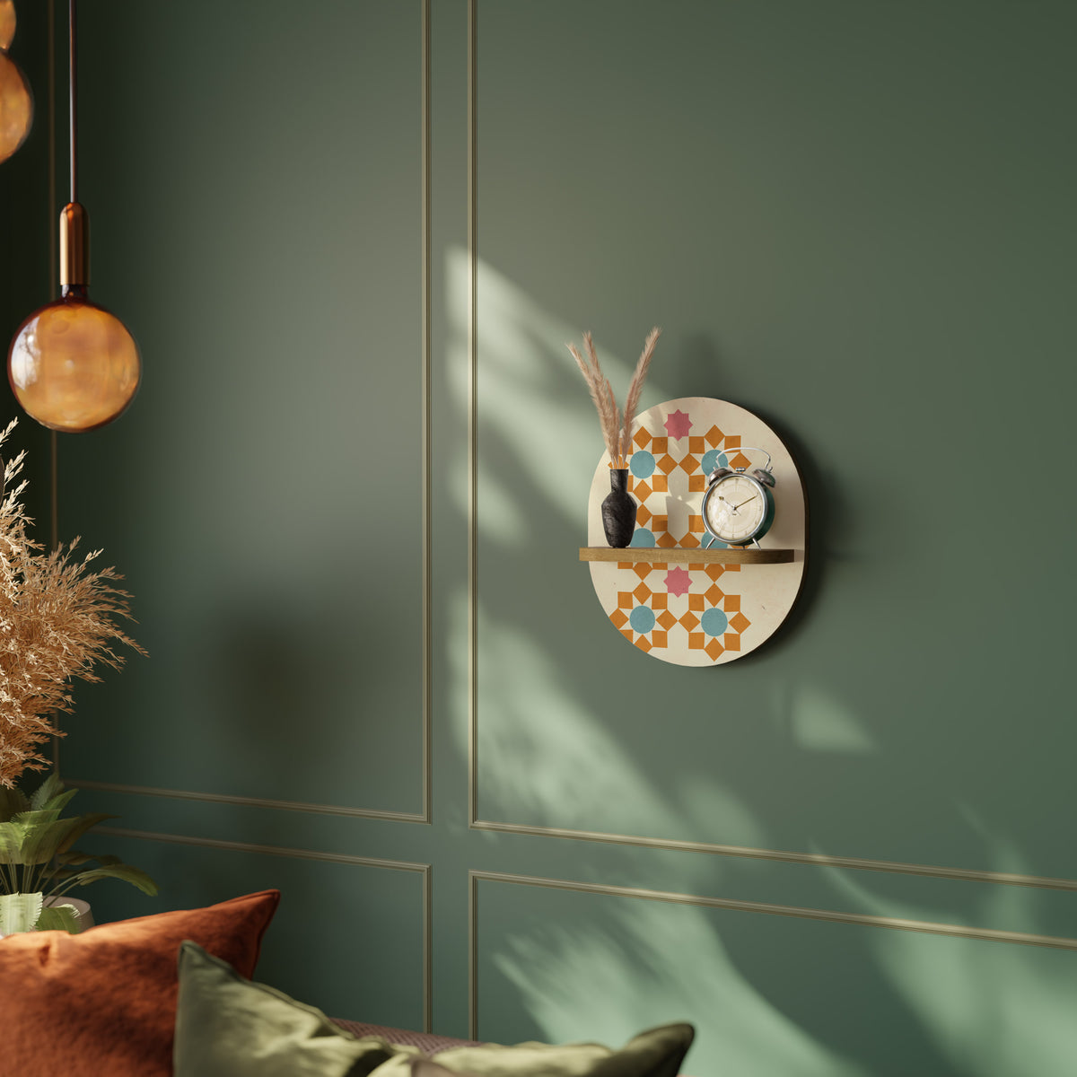 FLORAL DECOR Art Shelf