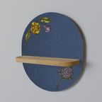 MIDNIGHT FLORA Decorative Art Shelf