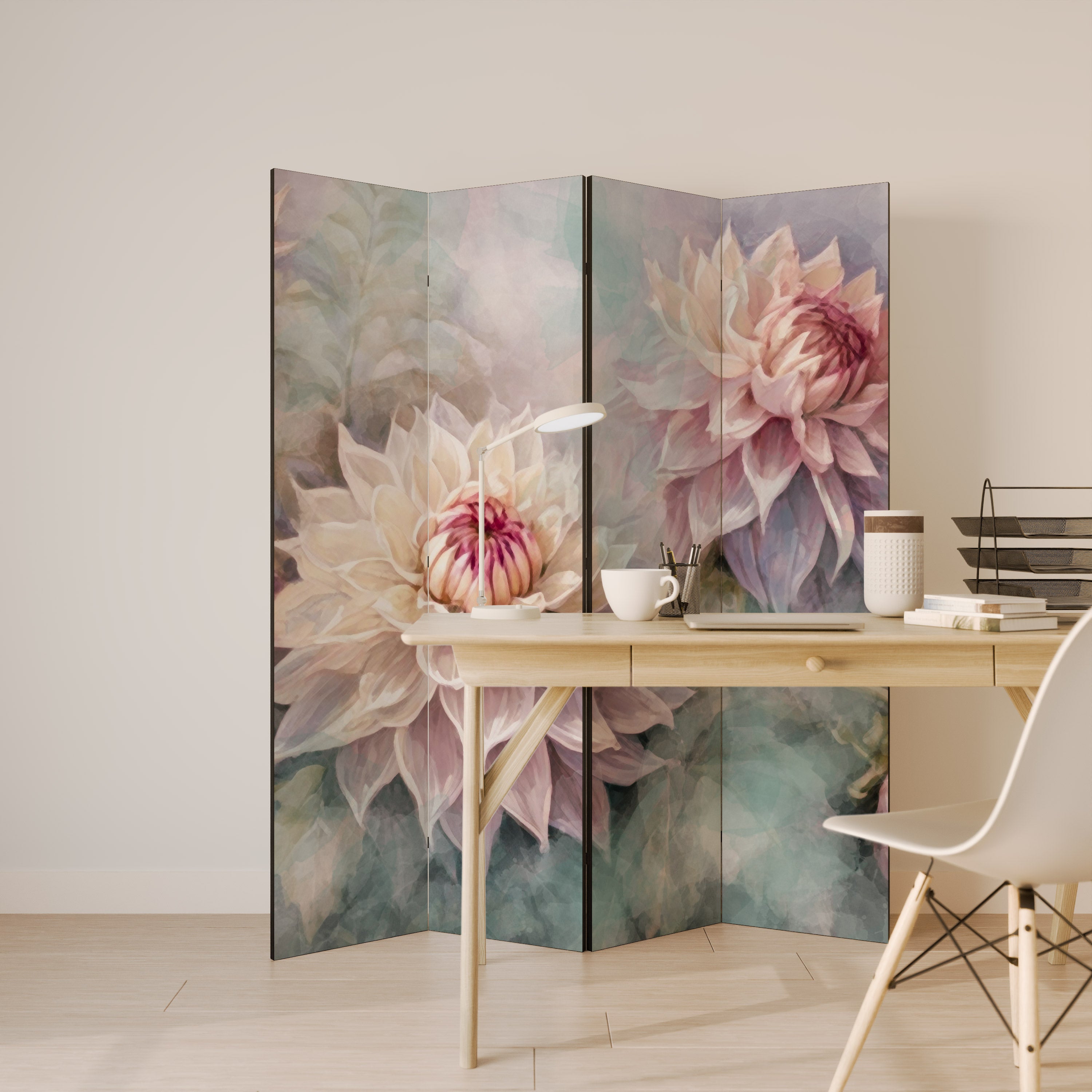 LUMINOUS GARDEN 4-Panel Room Divider