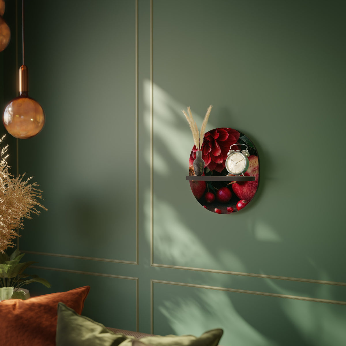 DAHLIAS AND POMEGRANATES Estante Artístico