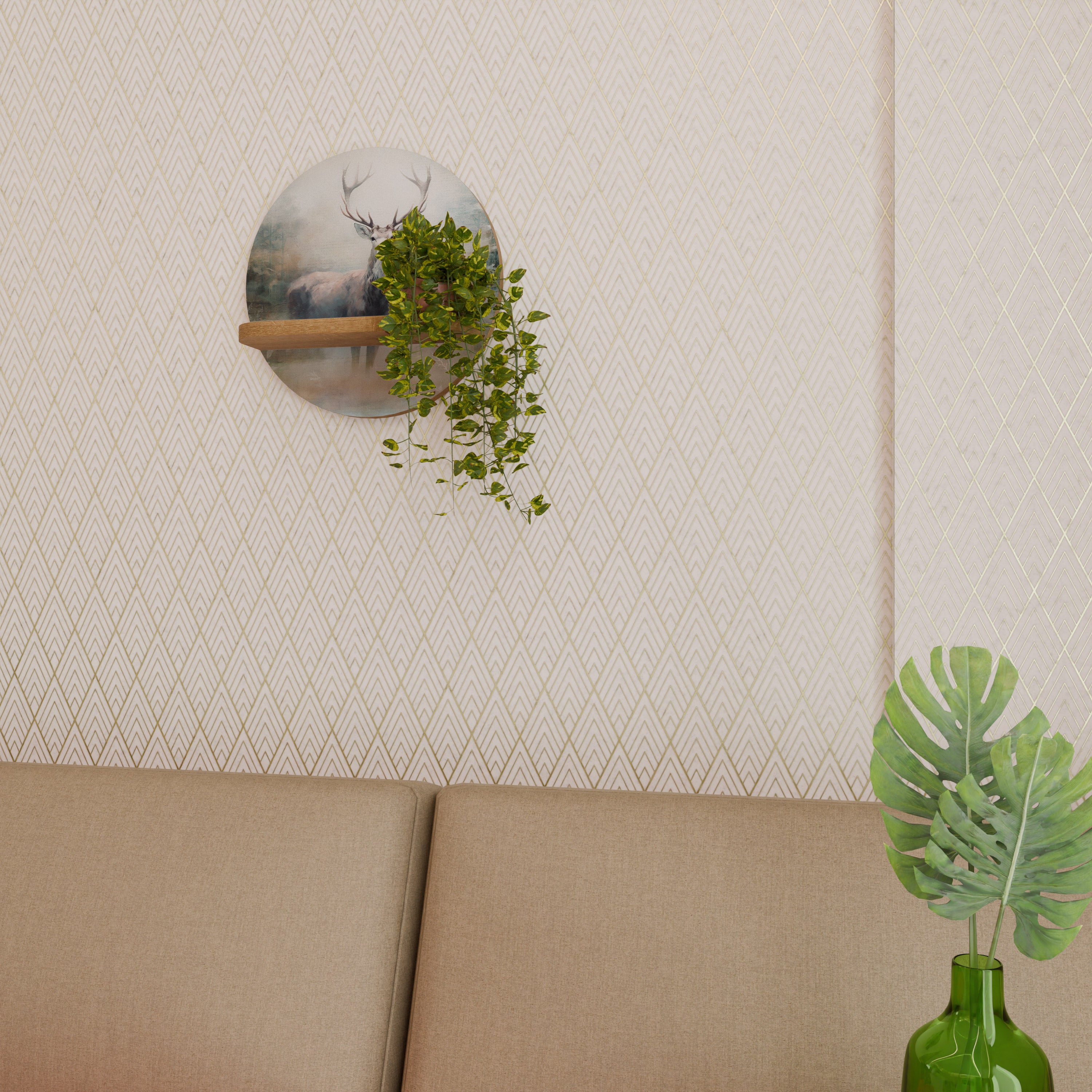 FOREST KING Decorative Art Shelf