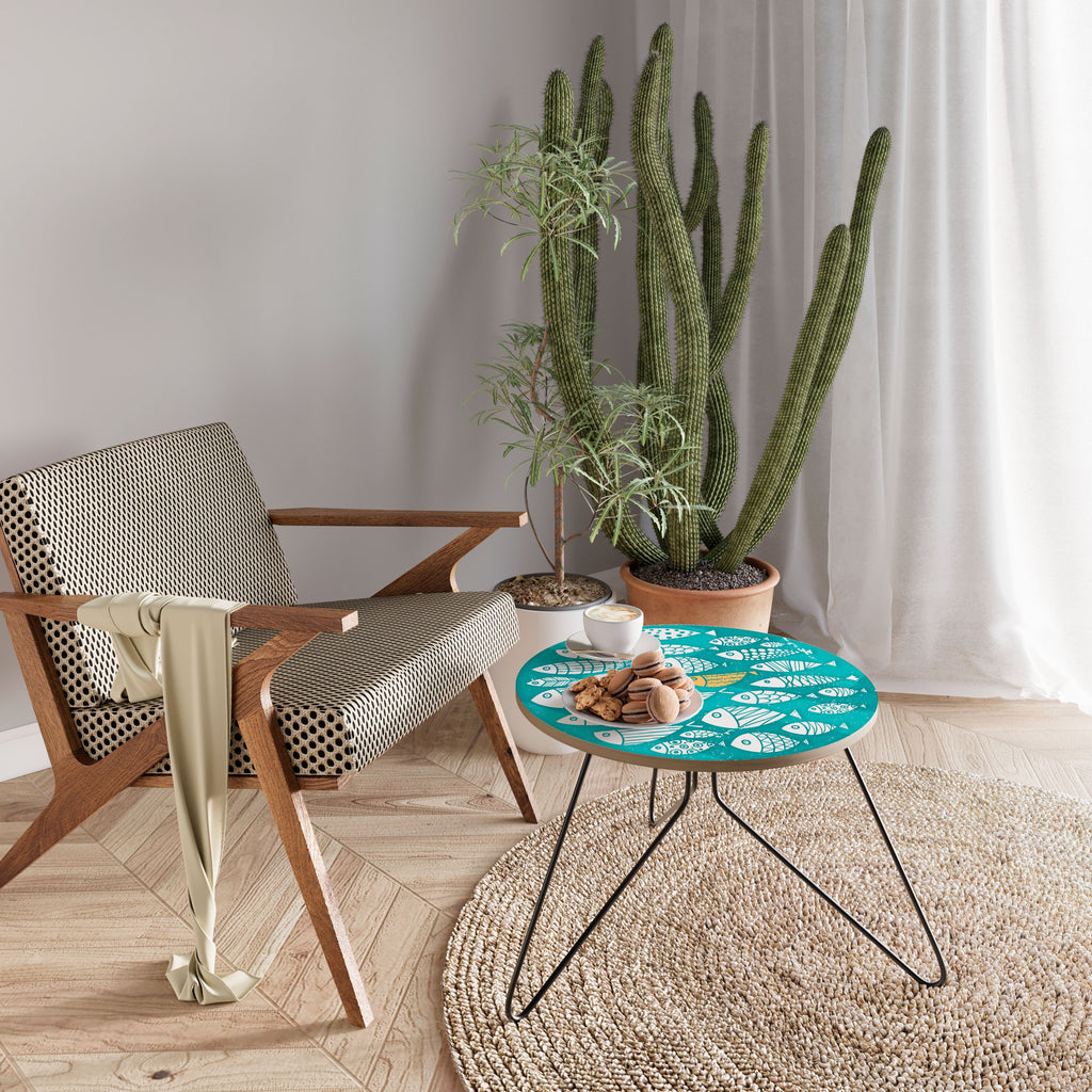 FISHY FOLK ART Soffbord