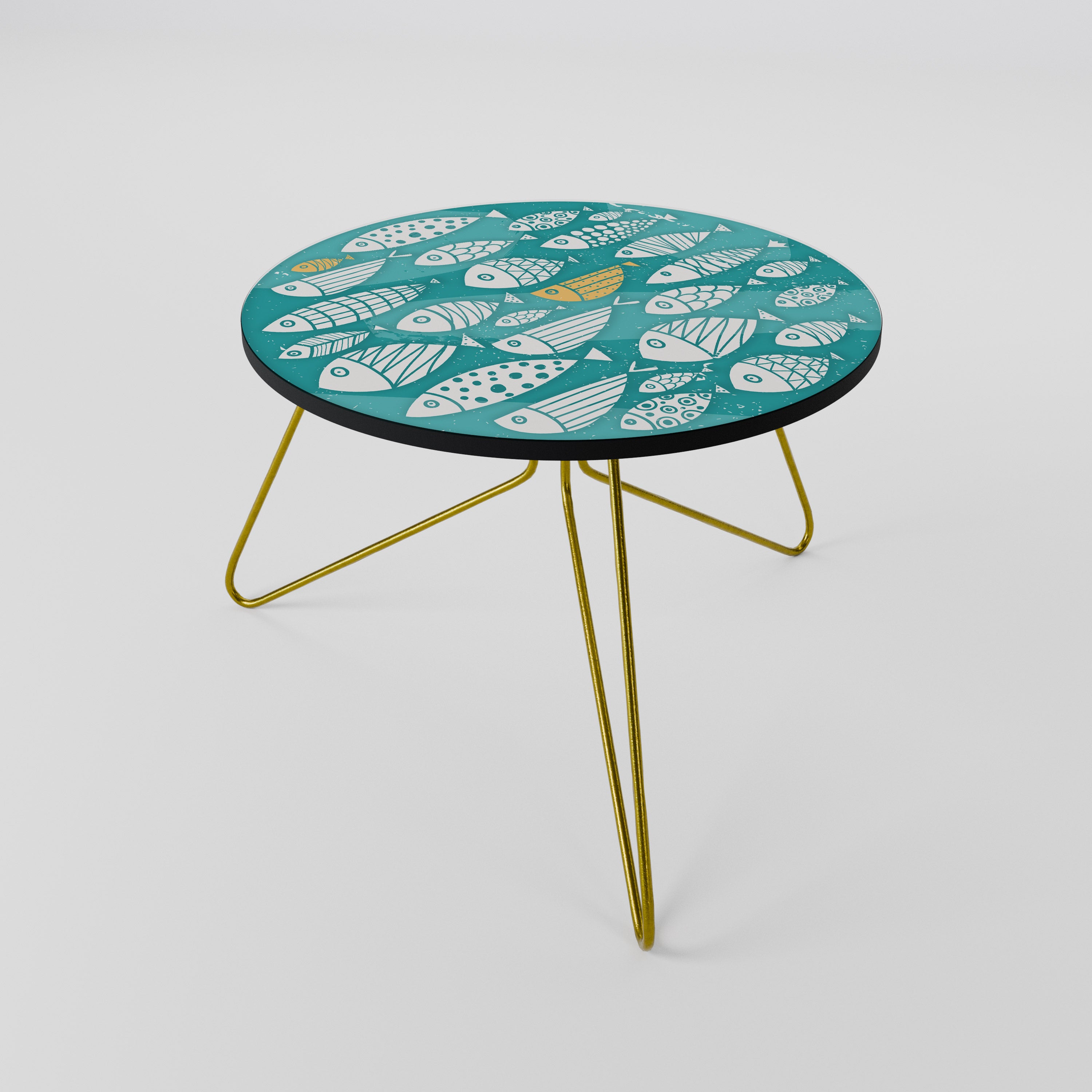 FISHY FOLK ART Soffbord