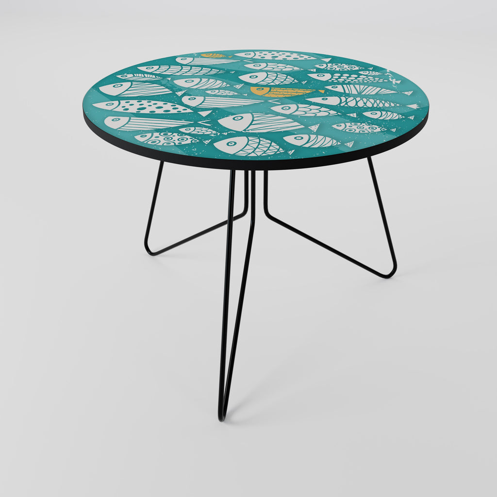 FISHY FOLK ART Soffbord