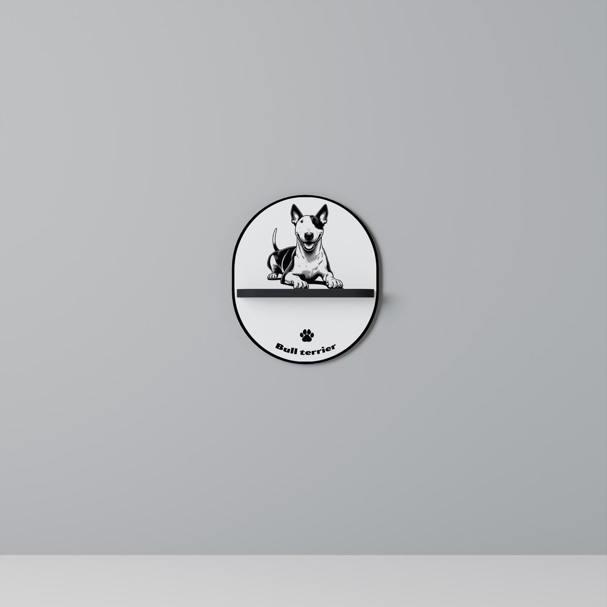 BULL TERRIER Estante Artístico