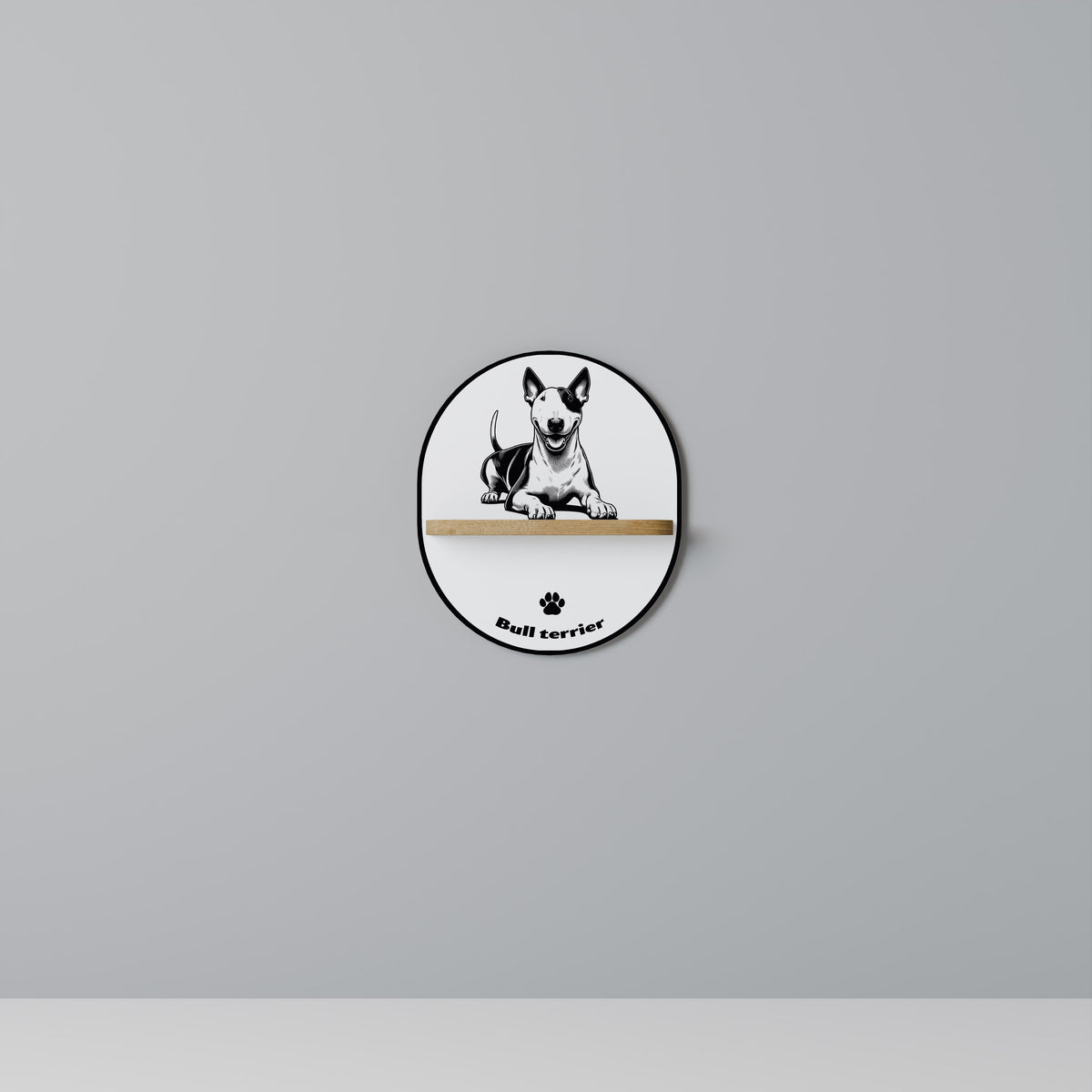 BULL TERRIER Estante Artístico