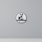 BULL TERRIER Decorative Art Shelf