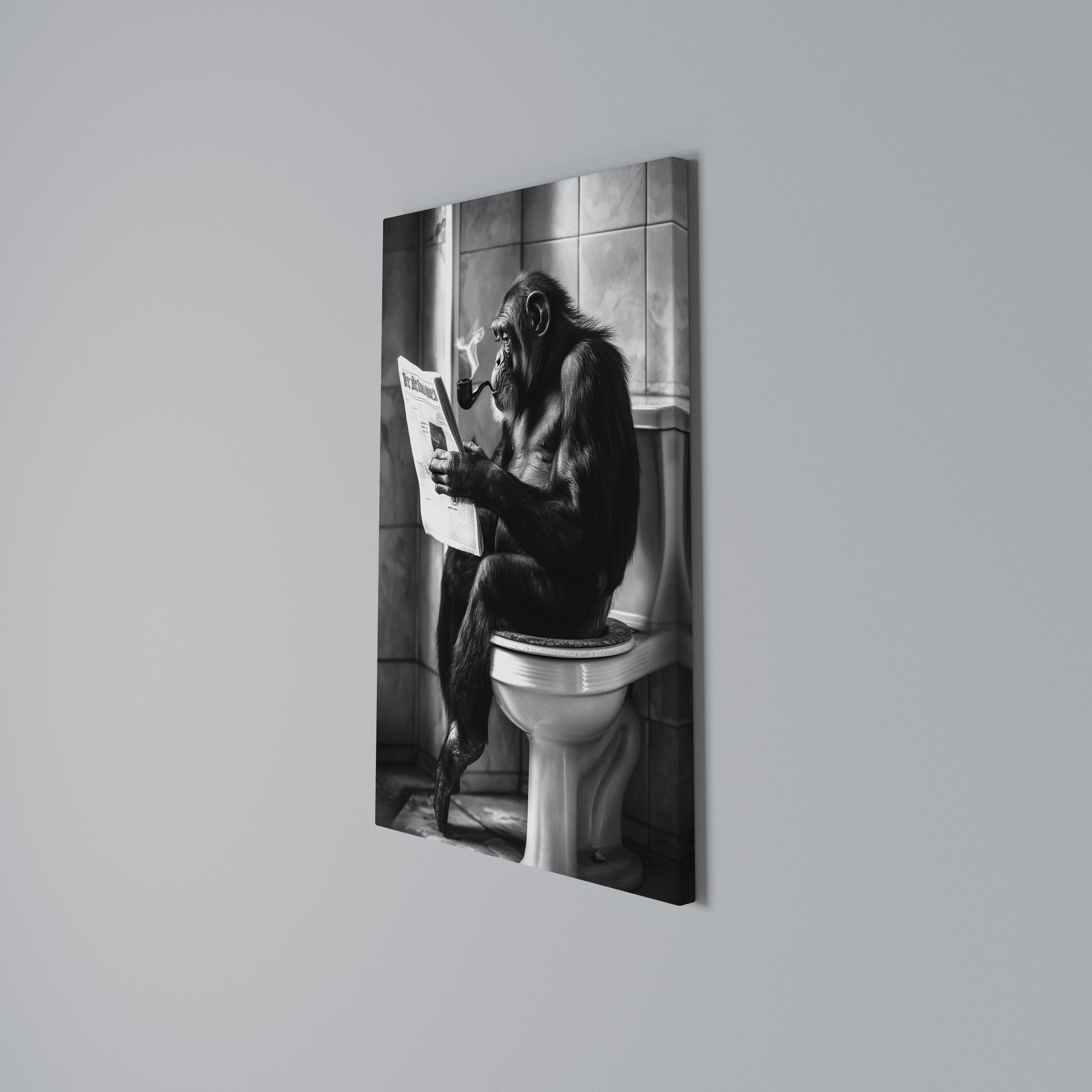 A MOMENT OF CALM Quadro em tela vertical