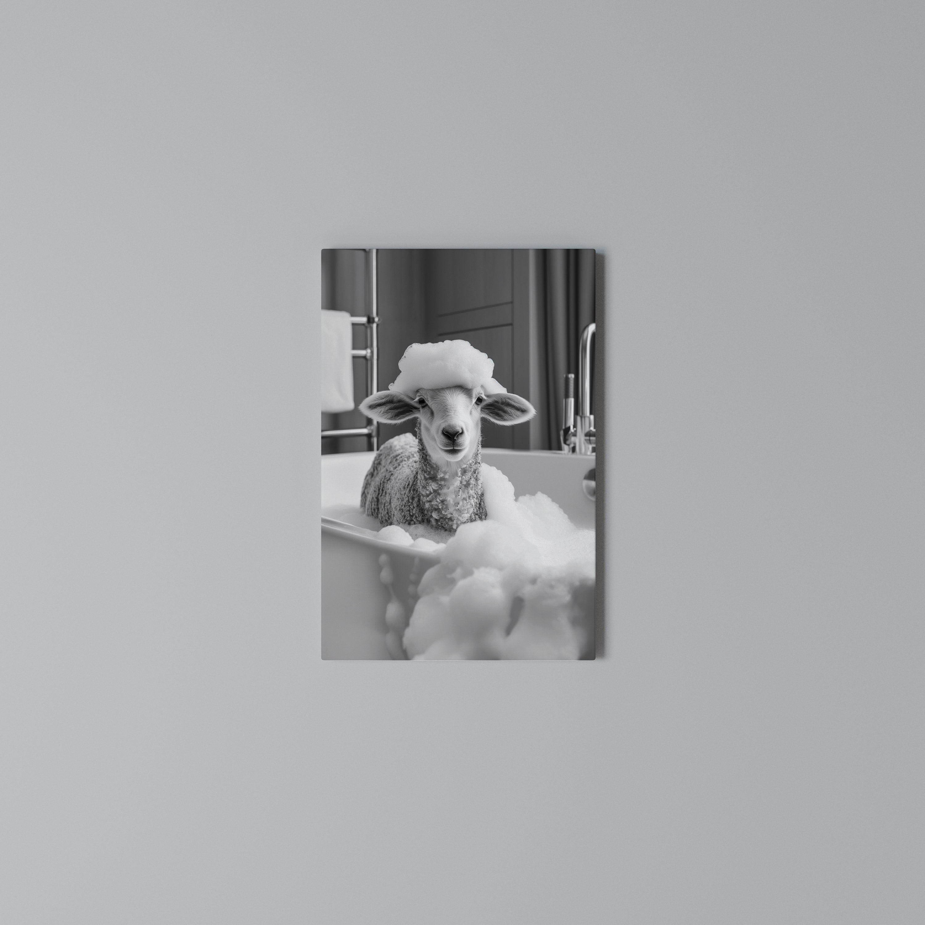 BUBBLE BATH BAA Quadro em tela vertical