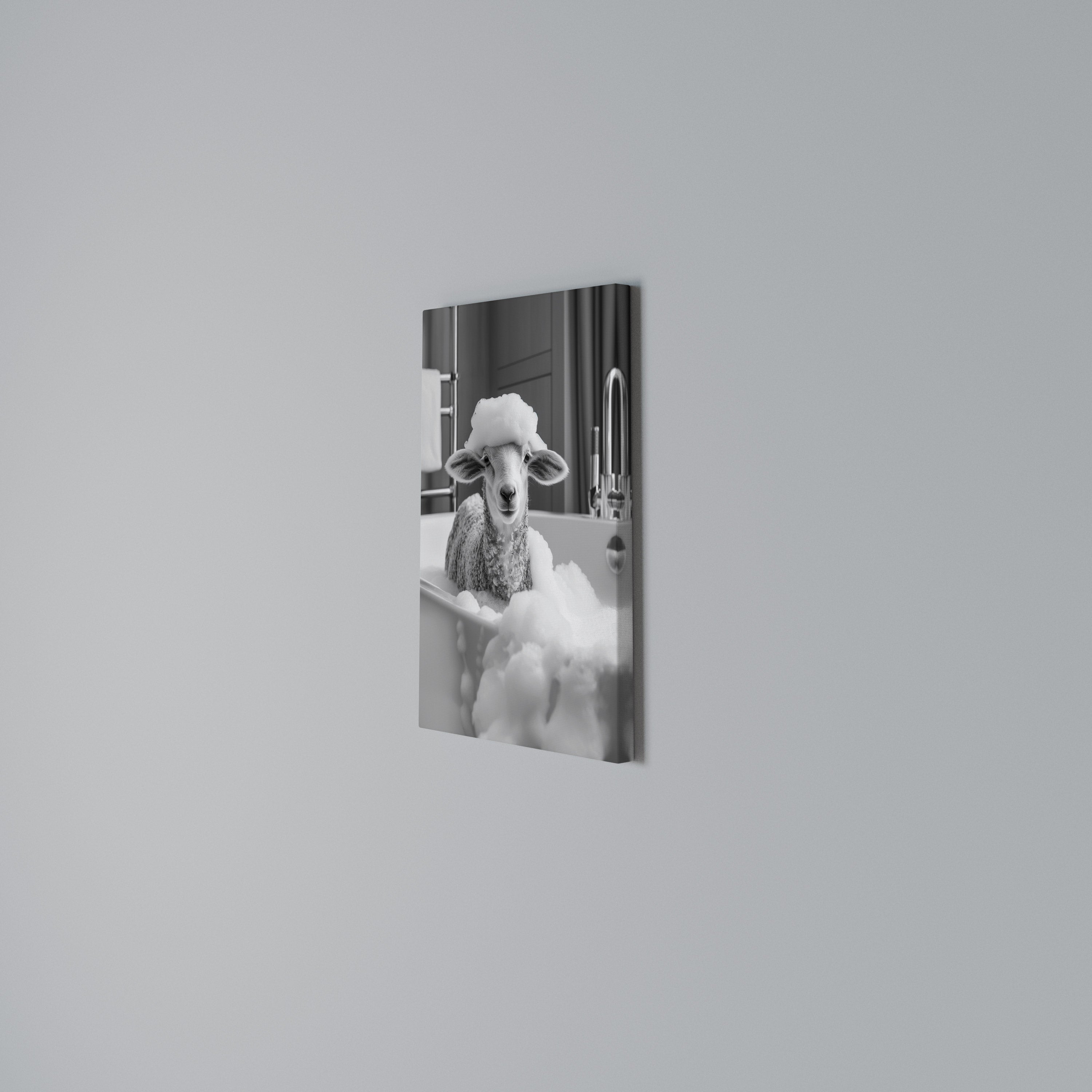 BUBBLE BATH BAA Quadro em tela vertical