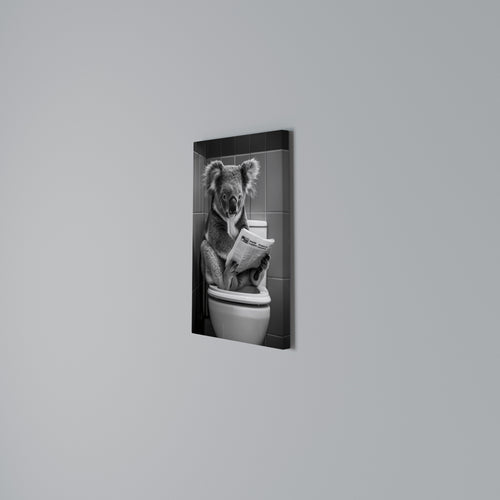 TOILET TIME TALES Vertical Canvas Print