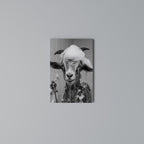 SOAPY GOAT GIGGLES Vertical Canvas Print