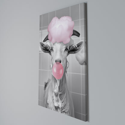 BUBBLEGUM BOVINE BLISS Κατακόρυφος Πίνακας σε Καμβά