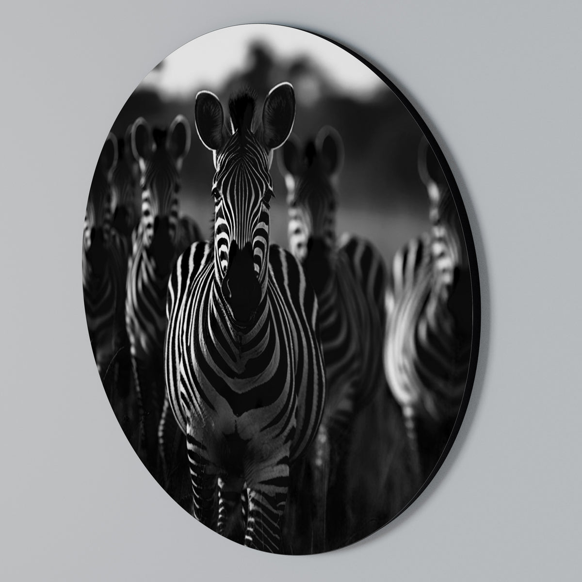 STRIPED SYMPHONY SAGA Arte de pared redondo