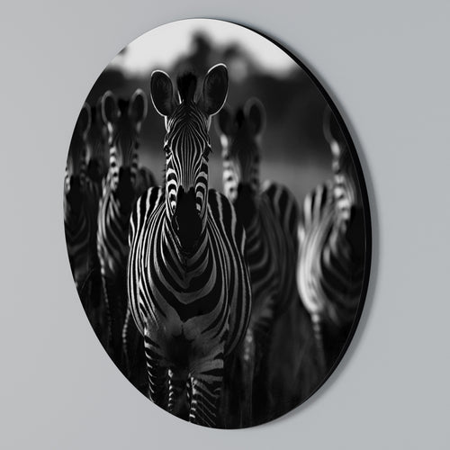 STRIPED SYMPHONY SAGA Arte de pared redondo