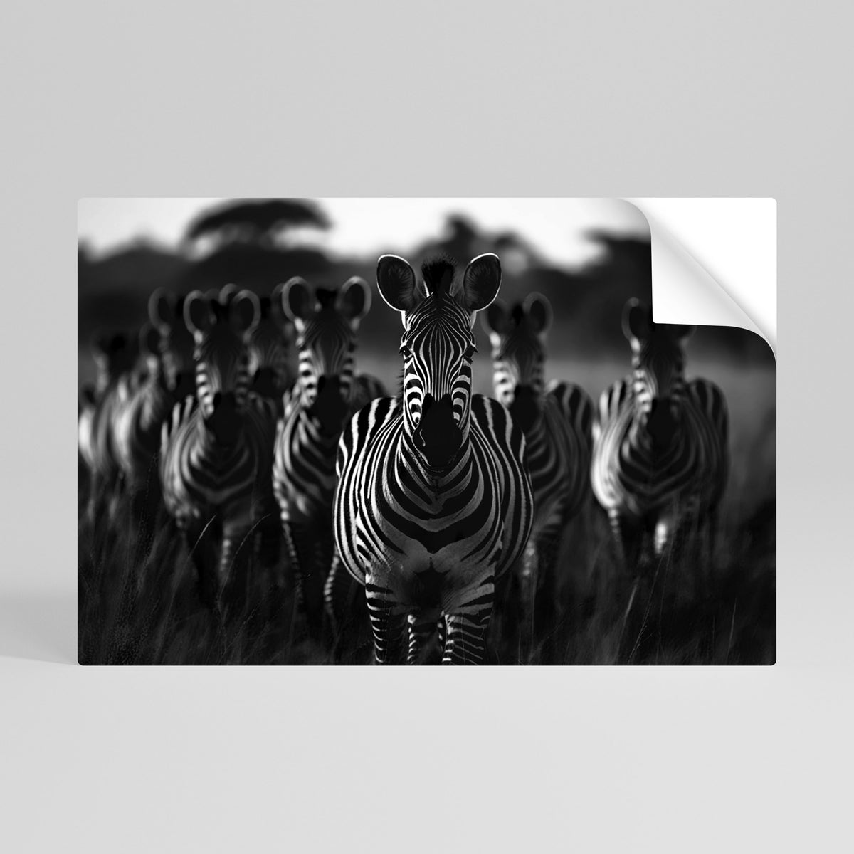 STRIPED SYMPHONY SAGA Poster Orizzontale Adesivo