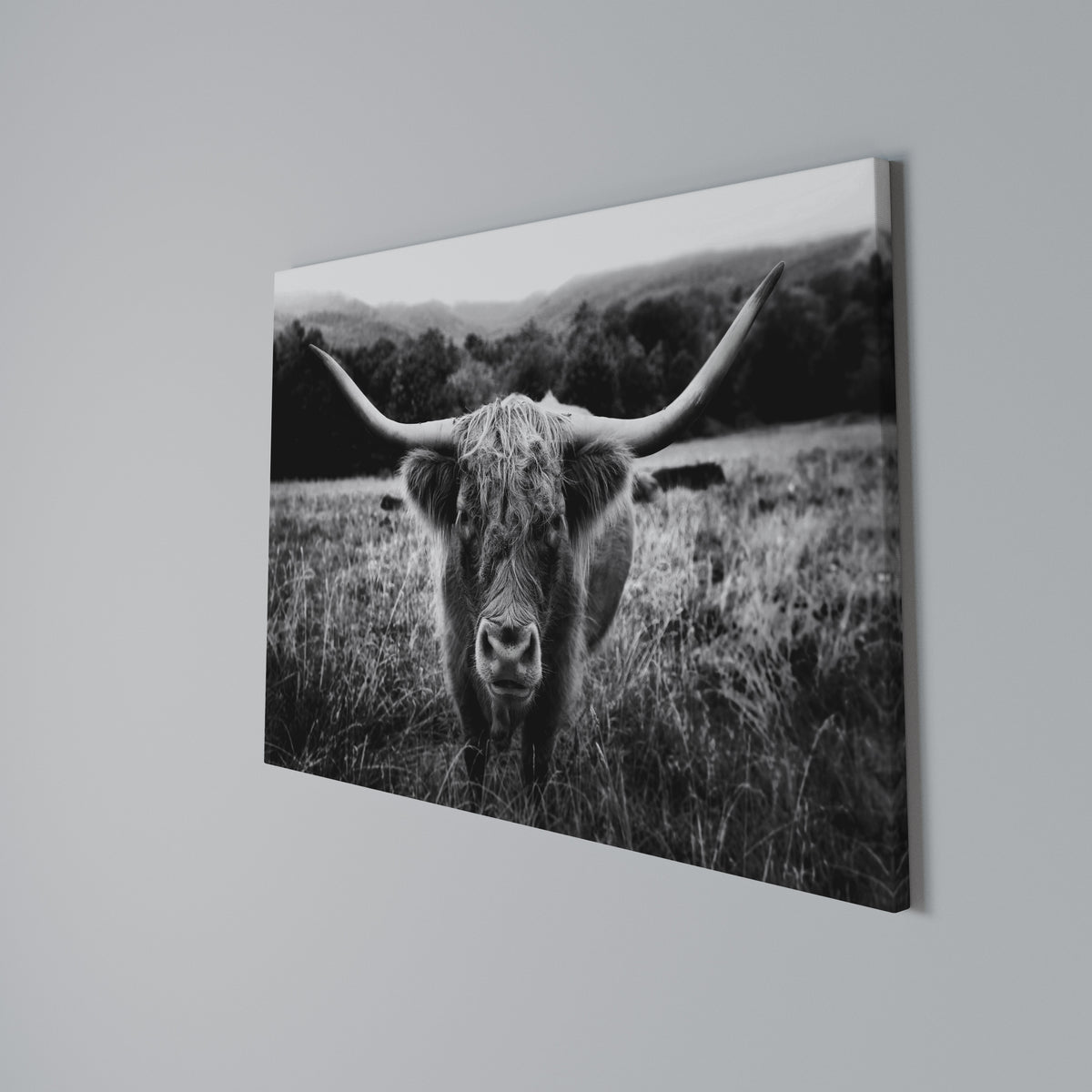 HORNED HERO IN FOCUS Stampa su tela orizzontale