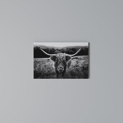 HORNED HERO IN FOCUS Stampa su tela orizzontale