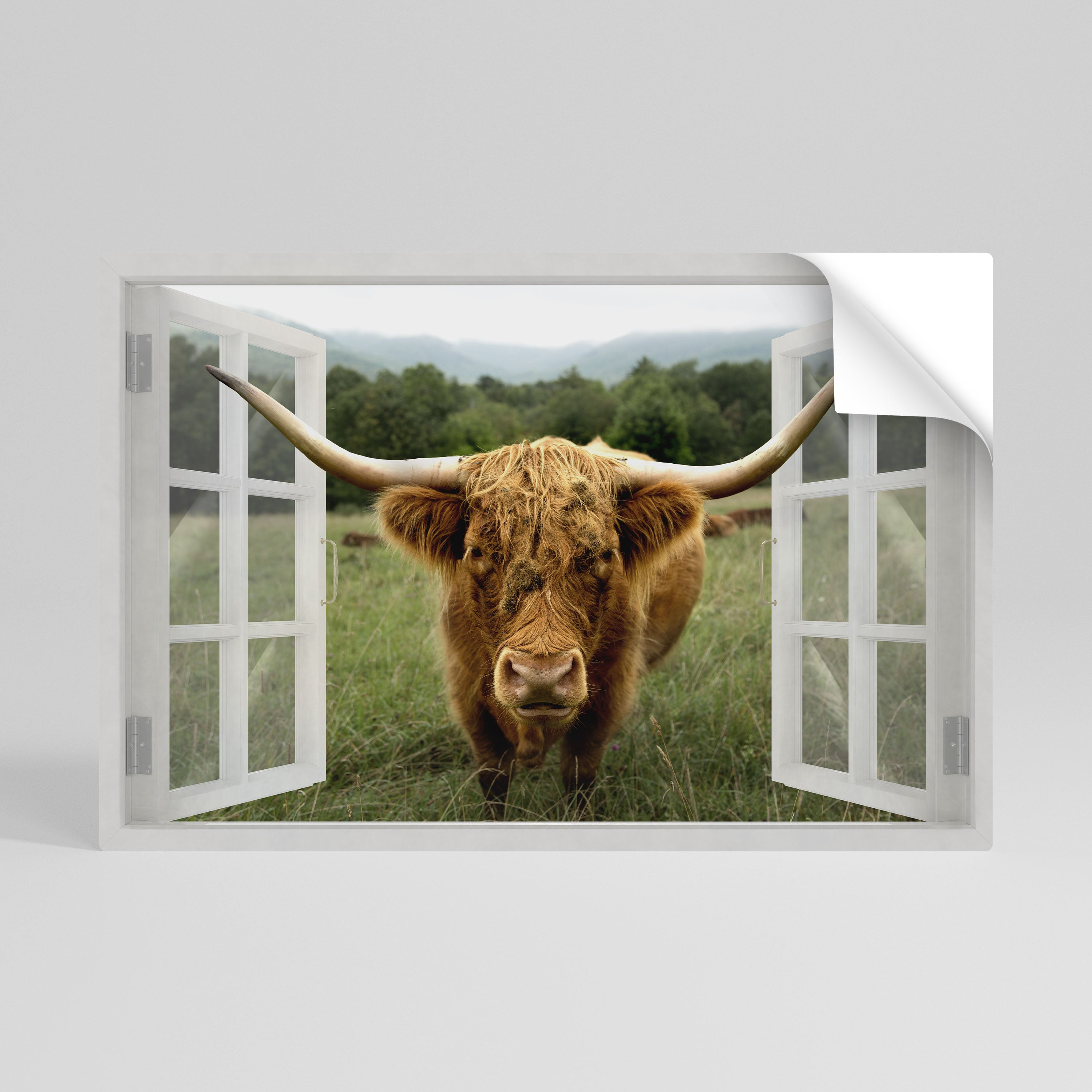 FIELDS OF FOCUS Selbstklebendes Horizontal-Poster