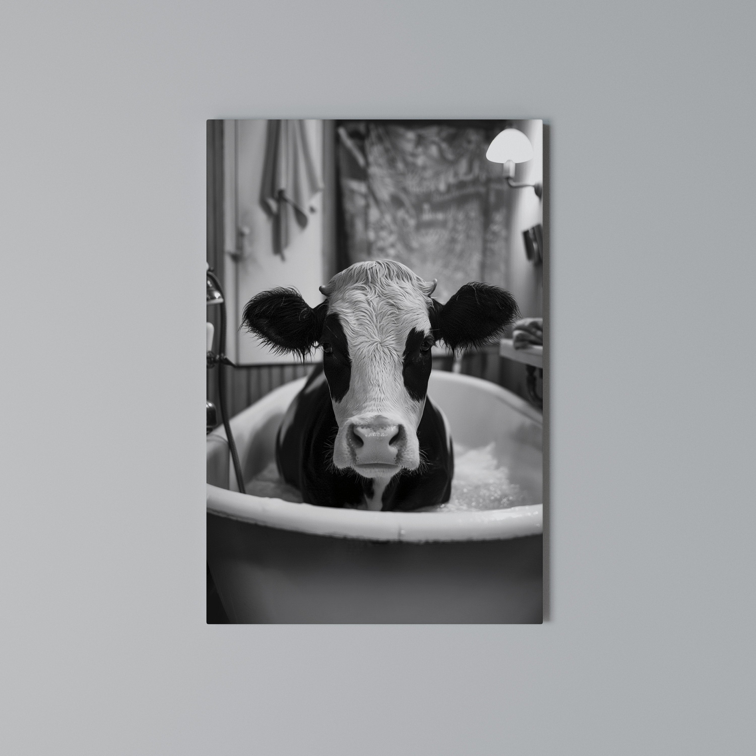 MONOCHROME MOOOD Quadro em tela vertical