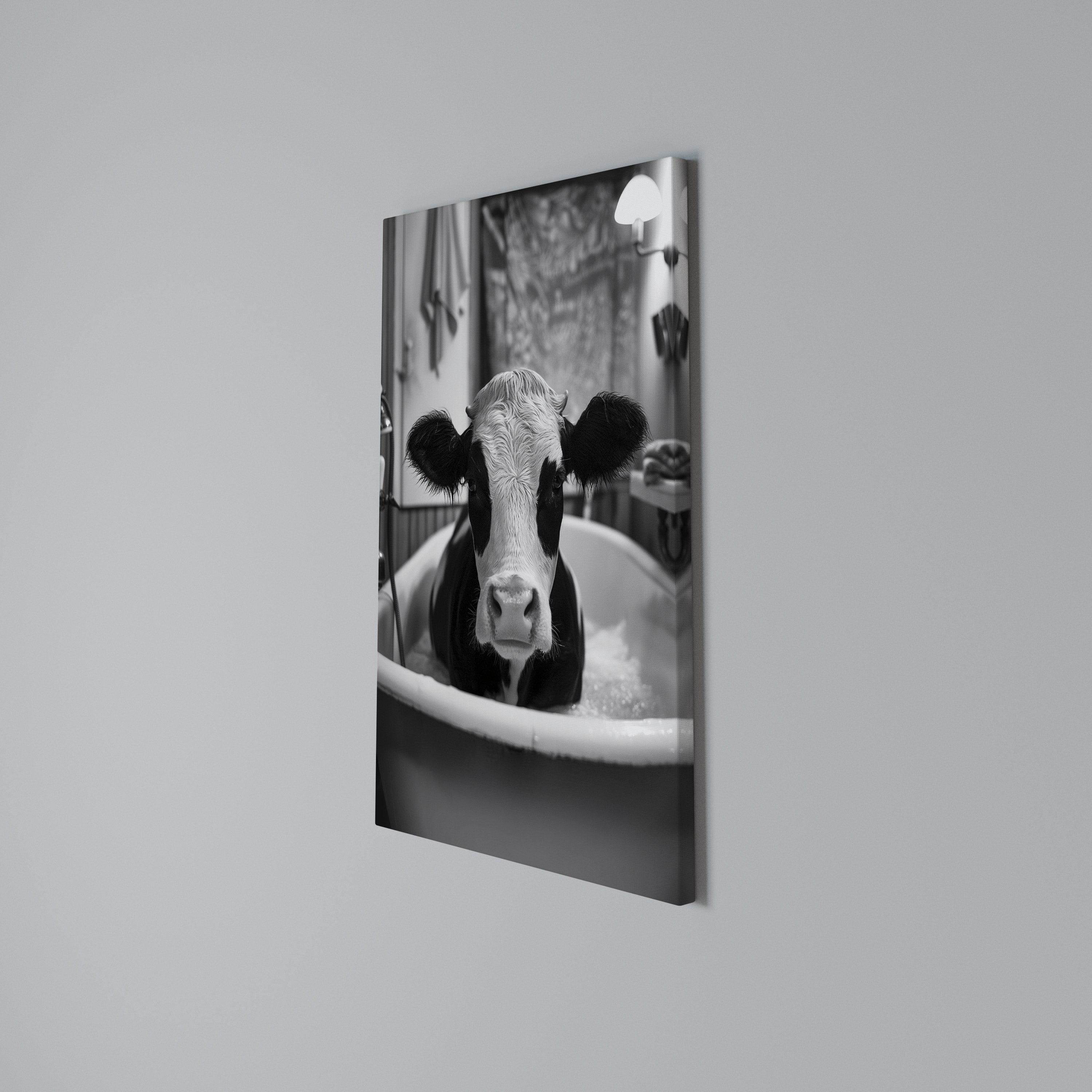 MONOCHROME MOOOD Quadro em tela vertical