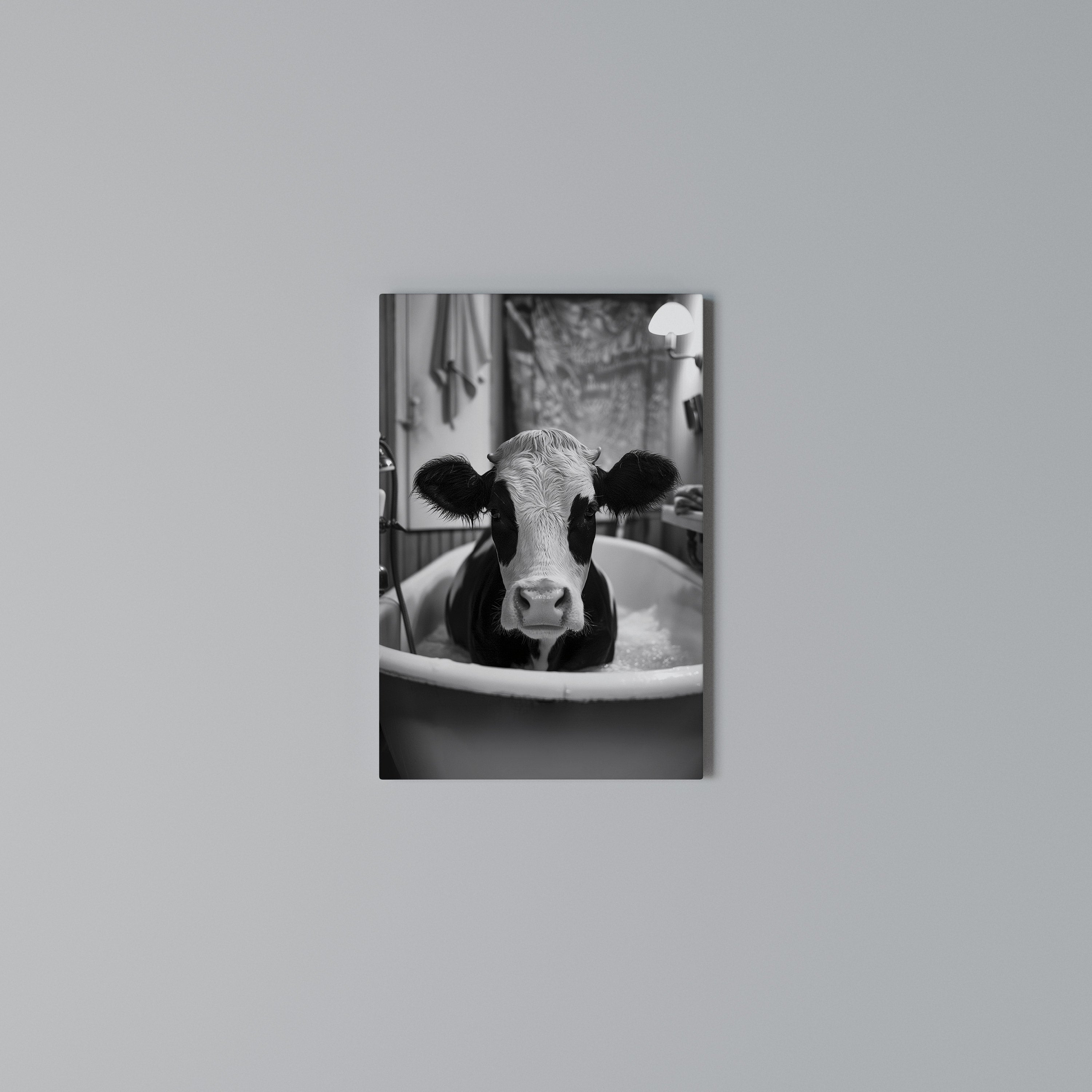 MONOCHROME MOOOD Quadro em tela vertical