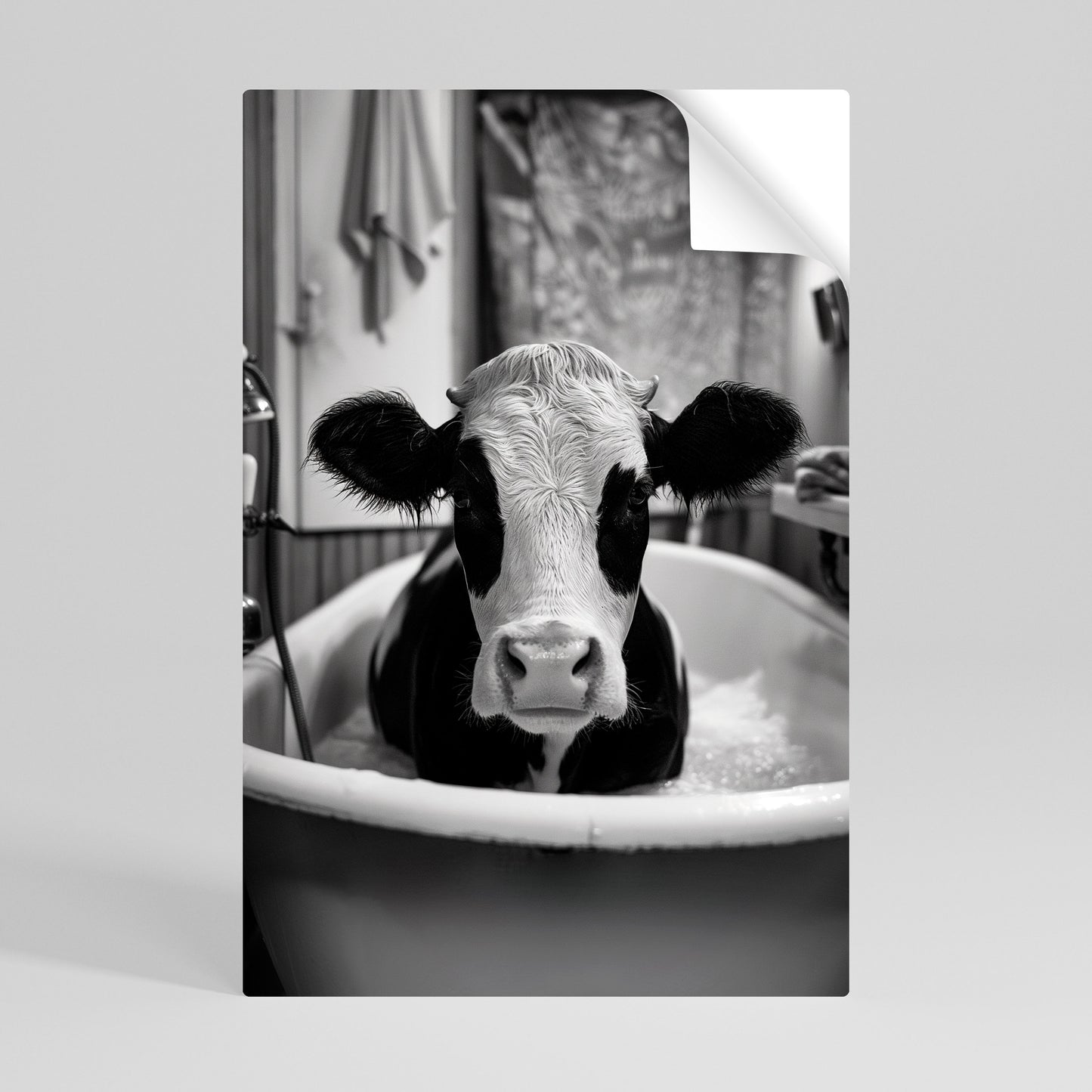 MONOCHROME MOOOD Poster Verticale Adesivo