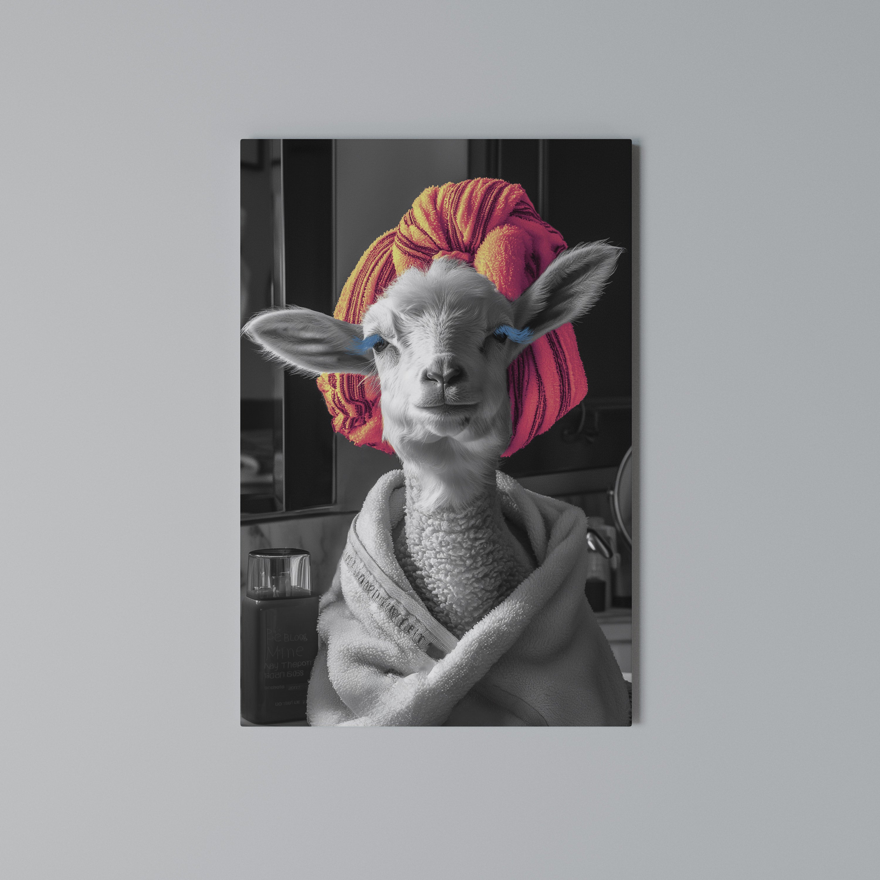 COUTURE CUDDLE Vertical Canvas Print