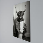 MOO-DY NEWS BREAK Vertical Canvas Print