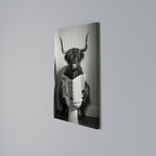 MOO-DY NEWS BREAK Vertical Canvas Print