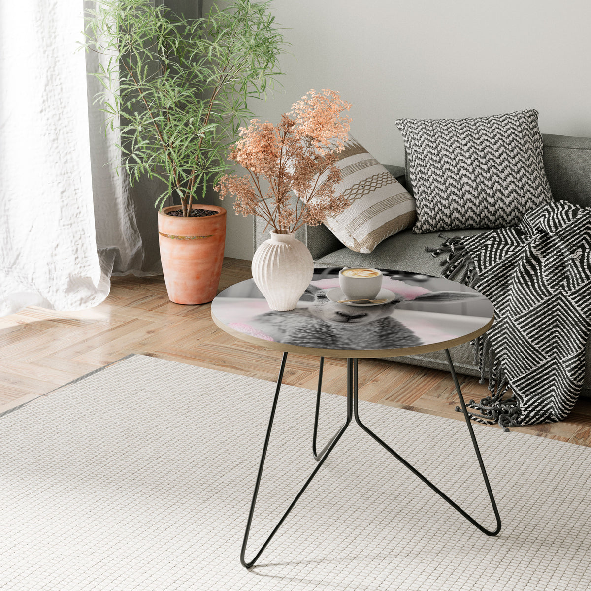 PINK CLOUD BATH TIME Coffee Table