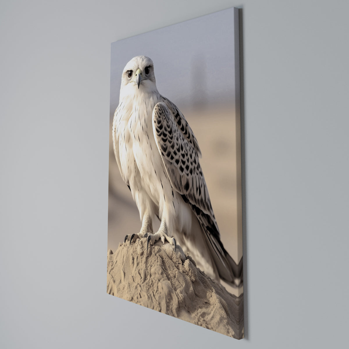SILENT WINGS OF POWER Vertical Canvas Print