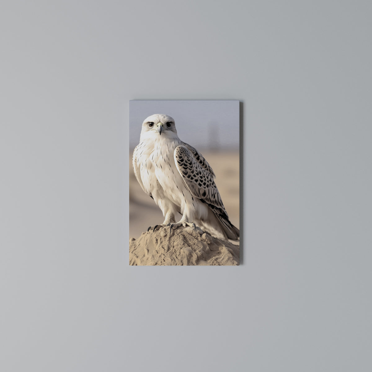 SILENT WINGS OF POWER Vertical Canvas Print