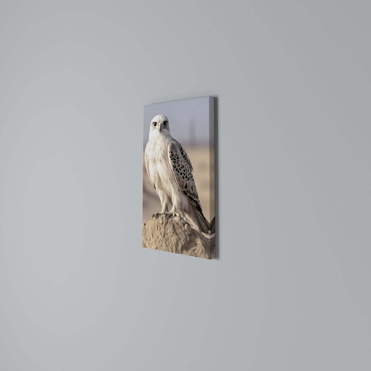 SILENT WINGS OF POWER Vertical Canvas Print