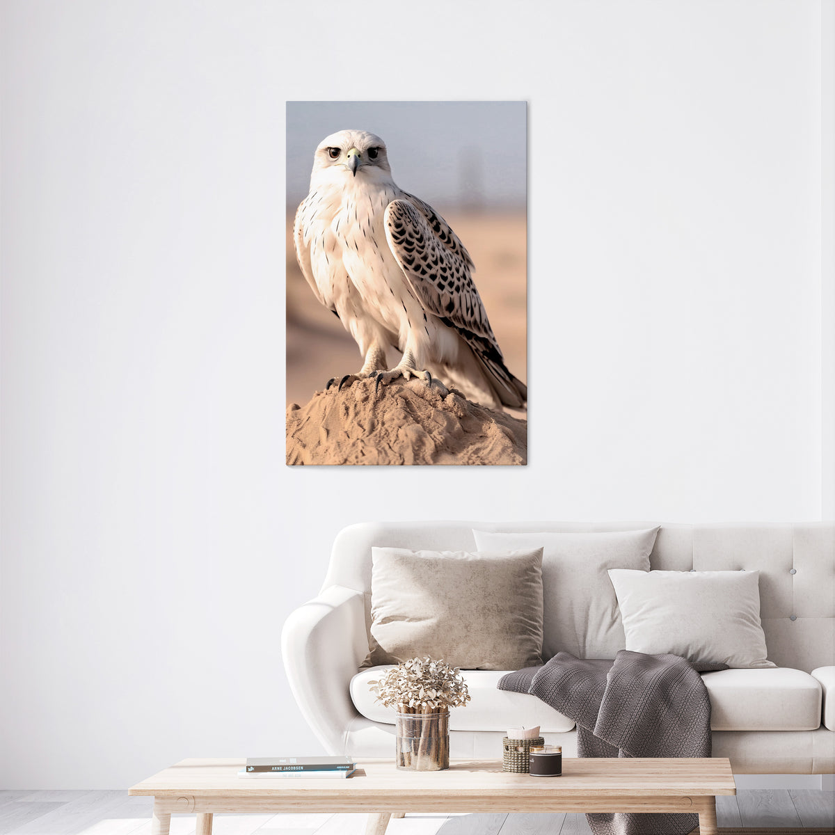 SILENT WINGS OF POWER Quadro em tela vertical